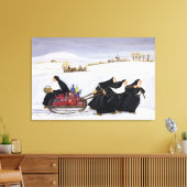 Rodeln 2 leinwanddruck (Insitu (Wohnzimmer))