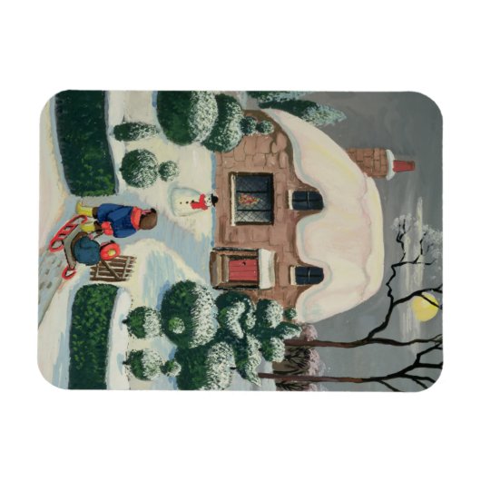 Rodeln Magnet (Horizontal)