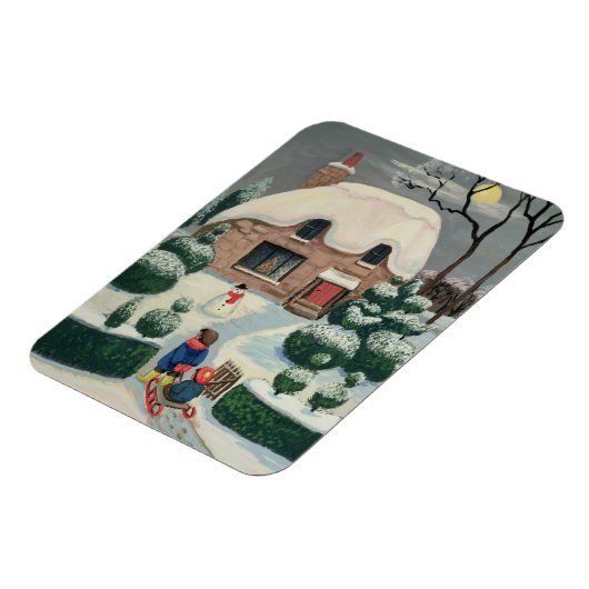 Rodeln Magnet (Linke Seite)