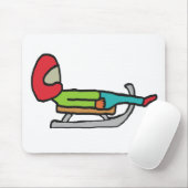 Rodeln Mousepad (Mit Mouse)