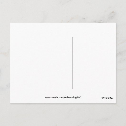 Rodeln Postkarte (Rückseite)