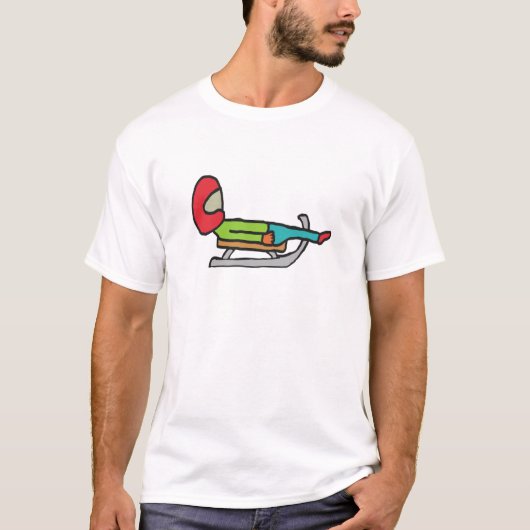 Rodeln T-Shirt (Vorderseite)