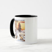 Rodeln und Skifahren im Vosges Poster Tasse (Vorderseite Links)