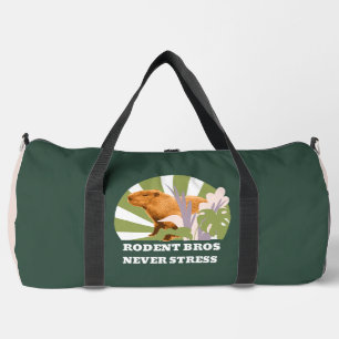 Rodent Bros Stress Capybara Duffle Bag
