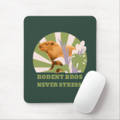 Rodent Bros Stress Capybara Mousepad (Mit Mouse)
