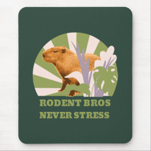 Rodent Bros Stress Capybara Mousepad