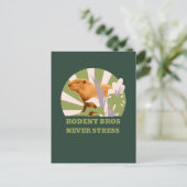 Rodent Bros Stress Capybara Postkarte (Stehend Vorderseite)