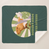 Rodent Bros Stress Capybara Sherpadecke (Vorderseite (Horizontal))