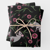 Rodent Floral Geschenkpapier Set (Beispiel)