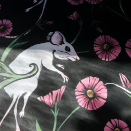 Rodent Floral Muster Geschenkpapier