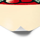 Rodent Fruchtkirsche Rat Art Rats Kirschen Poster (Ecke)