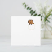 Rodent in der Tasche Geschenk Capybara Tasche Thir Einladung (Stehend Vorderseite)