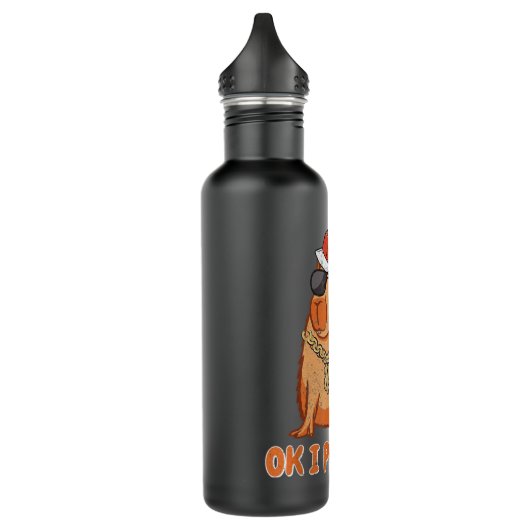 Rodent OK I PULUP Niedlich Capybara Edelstahlflasche (Links)