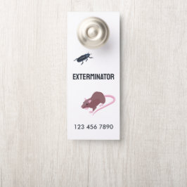Rodent Pest Exterminator QR Türanhänger