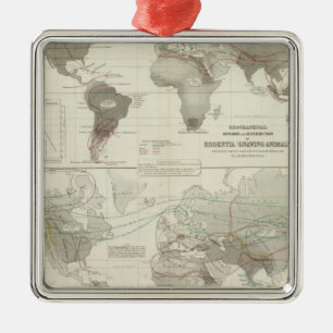 Rodentia, Ruminantia Ornament Aus Metall