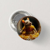 Rodentophobie Winnie Pooh 1 Button (Vorne & Hinten)