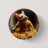 Rodentophobie Winnie Pooh 1 Button (Vorderseite)