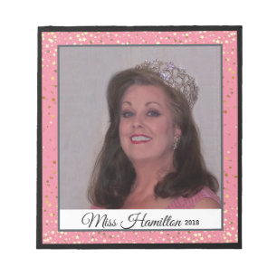 Rodeo-Autogramm Auflage-Stardust Miss Amerikas USA Notizblock