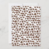 Rodeo Baby Shower Einladung (Rückseite)