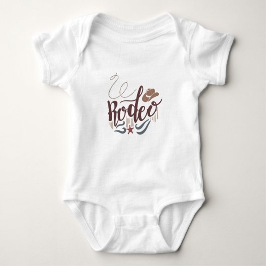 Rodeo Baby Strampler (Vorderseite)