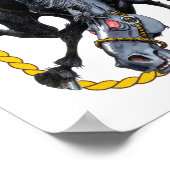 Rodeo Bareback Bronc Rider Poster (Ecke)