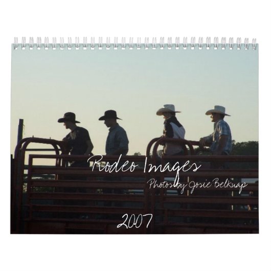 Rodeo-Bilder, 2007, Fotos durch… Kalender (Titelbild)