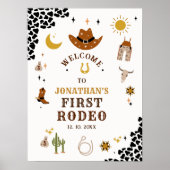 Rodeo Birthday Boy, Cowboy Birthday Poster (Vorne)