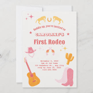 Rodeo Birthday Einladung