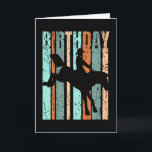 Rodeo Birthday Mens Womens Kids Horse Lover Riding Karte<br><div class="desc">These American football themed clothing for men and boys are super cool. Featuring a sports silhouette of a man or boy playing football in a retro blue styled design graphic. They are trendy, unique, cool and cute. These sporty gifts for men are cool. If you like retro items for your...</div>