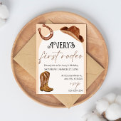 Rodeo Birthday Party Einladung