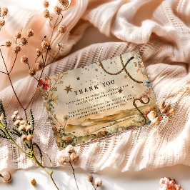 Rodeo Boots & Cactus 1st Birthday Dankeskarte