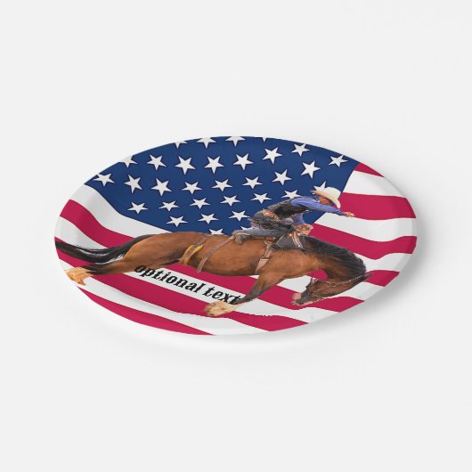 Rodeo Bronc Riding Paper Teller (Schrägansicht)