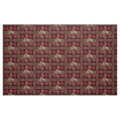 Rodeo Bronco Busting Cowboy on Kariert Stoff (Fat Quarter (45,7 x 55,9 cm))