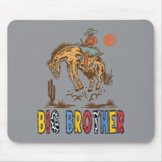 Rodeo Bruder Western Cowboy Geburtstagsjunge Party Mousepad
