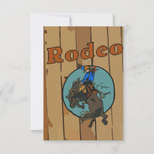 Rodeo Bucking Pferdekarte