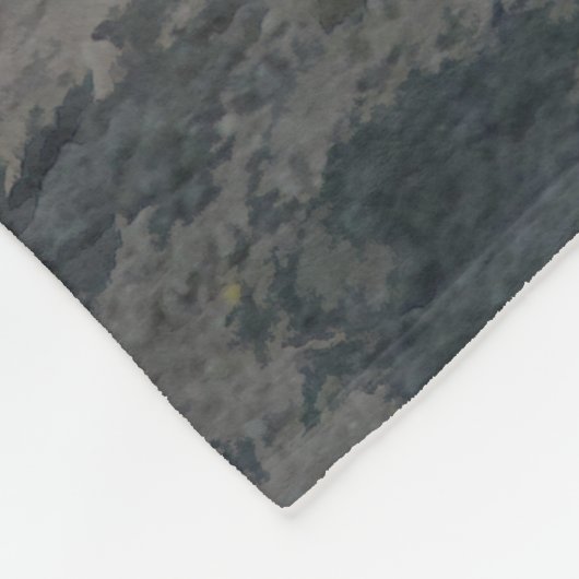 Rodeo Bucking Pinto Bronco Fleecedecke (Ecke)