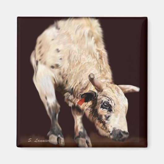 Rodeo Bull Magnet (Vorne)