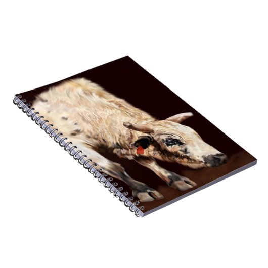 Rodeo Bull Notizblock (Rechte Seite)