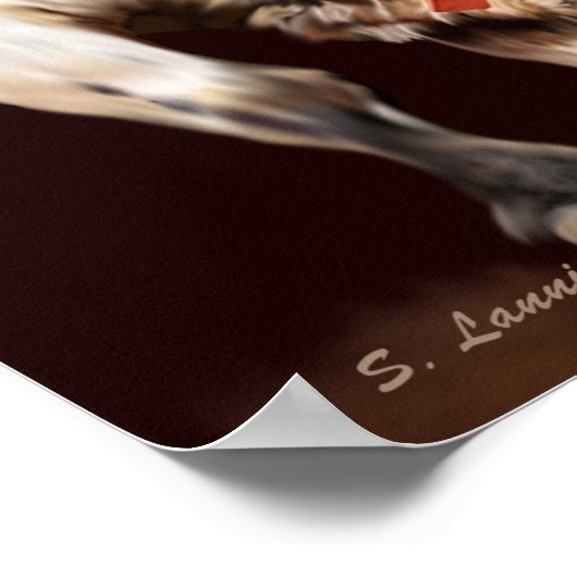 Rodeo Bull Poster (Ecke)