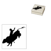 Rodeo/Bull Reiten Gummistempel (Stempel)