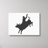 Rodeo Bull Ride Silhouette