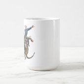 Rodeo Bull Rider Armadillo Broncodillo Kaffeetasse (Mittel)