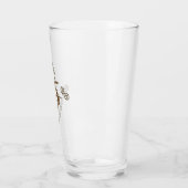 Rodeo Bull Rider auf einem Langhorn Glas (Links)