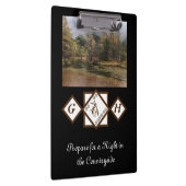 Rodeo Bull Rider und Longhorn Monogram Foto Klemmbrett (Rechts)