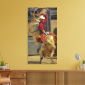 Rodeo - Bull Riding - PBR - Red Ryder Leinwanddruck (Insitu (Wohnzimmer))