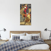 Rodeo - Bull Riding - PBR - Red Ryder Leinwanddruck (Insitu (Schlafzimmer))