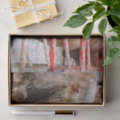 Rodeo Bull Rustikal Western Seidenpapier (Geschenk)