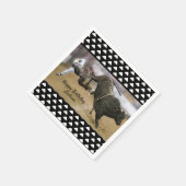 Rodeo Bullride Serviette (Ecke)