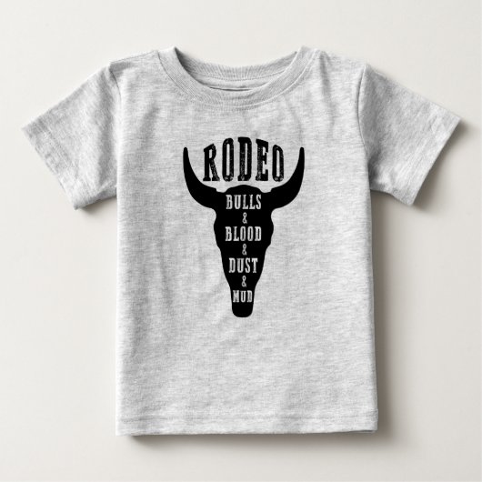 Rodeo/Bulls und Blut/Country Baby/Country Song Baby T-shirt (Vorderseite)