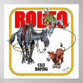 Rodeo Calf Roper Poster (Vorne)